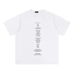 Ny T-shirtdesigner Tshirt Luxury Herr T-shirt Svart Vita färgbokstäver Pure Cotton Slanting Breattable Anti-PillingShort Sleeve Män Kvinnor Tothe Fashion Leisure#012
