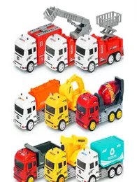 MultistiJl Diecasting Speelgoed Vrachtwagen Graafmachine Brandweerwagen Techniek Voerttuig Mini Atartie Kinderen Speelgoed Hediye PU8170971