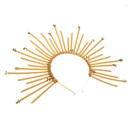 Hair Clips Star Round Headdress Crowns Alloween Costume Witch Dress Accessories Drop