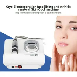 Venda quente 3 em 1 Cryo Cooling Multifuncional Máquina Facial de Alta Frequência Rf Sem Agulha Eletroporação Micocorrente Face Lift Relaxamento da Pele369