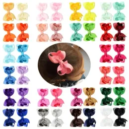 Mini Bow Knot Hair Clips Baby Girls Small Hairpins Barrettes Spädbarn Småbarn Hårband Huvudbonader Tillbehör Barn Kids ZZ