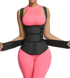 여성 039S 셰이퍼 Yagimi Body Neoprene Waist Trainer 3 스트랩 Fajas Colombianas Slimming Trimmer Fitness Corset 운동 Modellin4035850