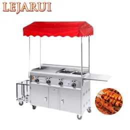 Komercyjny typy gazu głębokie frytora kanto kanto maszyna do gotowania Teppanyaki sprzęt płaski grill Grill Squid