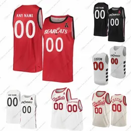 Niestandardowe NCAA Cincinnati Bearcats College Basketball Jerseys Simas Lukosius John Newman III Ody Otya Josh Reed Jamille Reynolds Skillings Day Thomas Tolentino