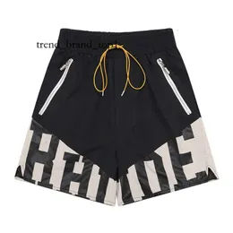 Rhude Shorts Uomo Short Rhude T Shirt Designer Short Fashion Trend Marca Rhude Shirt Pantaloni sportivi Uomo Pantaloncini in pelle da donna Taglia US S-XL 2785