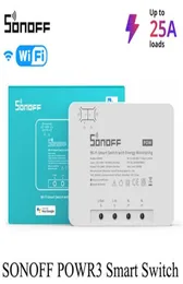 SONOFF POW R3 25A Medição de energia WiFi Smart Switch Proteção contra sobrecarga Faixa de economia de energia no eWeLink Voice PowR3 Control via Alex3181194