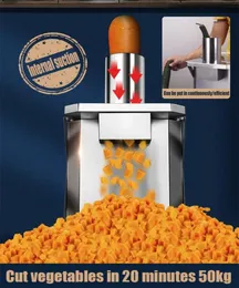 Vegetabilisk Dicing Machine Carrielin Commercial Electric Electric Carrot Potato Onion Granular Cube Cutting Shredder Food Processor7695185