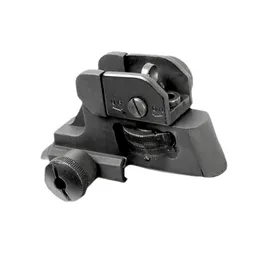 Tactical CQB Rear Sight Full Metal Construction Hunting Rifle M4 Mechanical Sight Fit Picatinny Weaver Rail