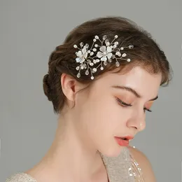 Accessori per capelli di fiori in lega di moda Bridù per capelli a forcella per capelli per le forcine da sposa a forma di U da sposa