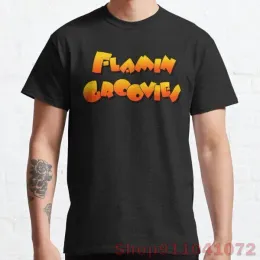 Футболка Flamin Groovies Tee Groovies Greatest Grooves Rock Juice Футболка Grease 100% хлопок Мужская футболка Женская футболка