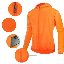 男性女性クイックドライハイキングジャケット防水太陽UV保護屋外スポーツコートキャンプハイキング240301