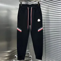 Man Track Pants Joggers Sports Trouse Designer Nakış Poacket Drawstring Outwears Capis Terry Street Uzun Pantolon Asya M-3XL