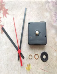 50 шт. 12 мм вал развертки бесшумные кварцевые часы механизм DIY ремонтные комплекты с пластиковыми черными стрелками7971391