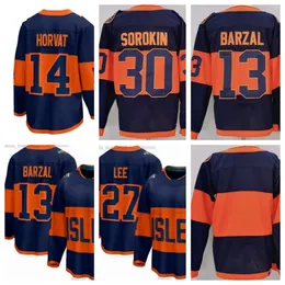 2024 Stadion Series Jersey Mathew Barzal 13 Ilya Sorokin Noah 30 Brock Nelson Bo Horvat Mathew Barzal Noah Dobson Pelech Anders Lee Josh Bailey