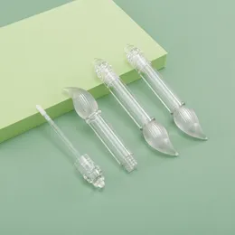 빈 립글로스 튜브 5ml 미니 크리에이티브 필기 브러시 모양 투명한 명확한 DIY 화장품 포장 립 유약 병 F202484