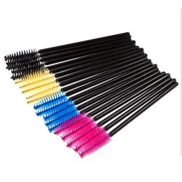 Makeup Brushes Dhgate Vip Seller Disposable Eyelash Brush Mascara Wands Applicator Makeup Cosmetic Tool Pink Blue Yellow Drop Delivery Dhvuu