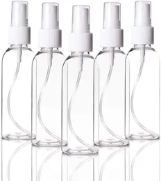 Garrafas de spray 34oz 100ml portátil névoa fina mini garrafa de viagem pequena pet plástico recarregável recipientes líquidos 6231944