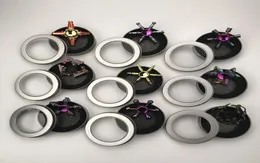 Hand Spinner Zinc Alloy Metal Spinner Fingertip Gyro Spinning Top Anxiety Toys Many Styles Mixed3740555