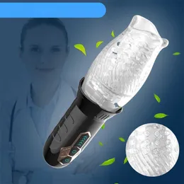 Masculino Masturbador Oral Sex Trainer Vibrador Brinquedos produtos para Homens Vagina Adulto Atraso Automático Clímax Glande Estimular Homem 231010