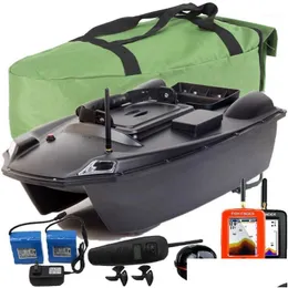 Fish Finder 500M GPS RC Bait Boat Łódź przynęta łowić 3 kg obciążenie 10400 mAh Podwójne silniki LCD Wyświetlacz rybne