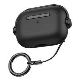 AirPods Pro 2nd/1st Generation Case Cover Protective Rod Stable Desgin with Keychain Compatible with Airpods 1/2/3 Front LED Visible