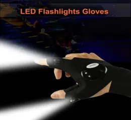 LED懐中電灯グローブナイトフィッシングツールパーツ付き手袋のある夜のグローブ修理狩猟サイクリングギア2833343