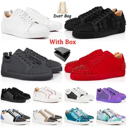 Red Bottoms Men Loafers Christians Louboutins Luxo Red Bottoms Homens Designer Sapatos Casuais Com Caixa Loafers Plataforma Trainers Flat Red Sole Bottom Mens Mulheres 【code ：L】