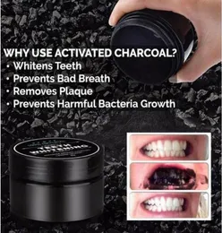 Tandblekning Nature Bambu Activated Charcoal Powder Dekontaminering Tandgul fläck Bambu Tandbrush Tandkräm Oral Care5272585