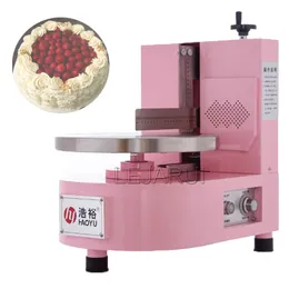 Macchina riempitrice per rivestimento di crema per torta rotonda Spalmatrice per torta di compleanno Spalmatore per decorazione di crema di pane