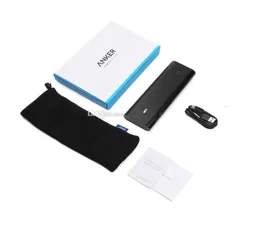 Anker PowerCore 20100MAH Power Bank Quick Charge 5V6A 30W PowerIQ Batteri Pack 24A PowerBank USB Charger för smartphone -surfplattor3082616