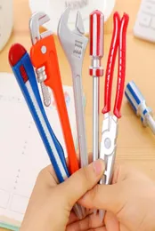 Symulacja Narzędzia sprzętowe Vise Ręczne nóż młot Creative Ballpoint Pens Quality Pen Office School Supplies GB205177239