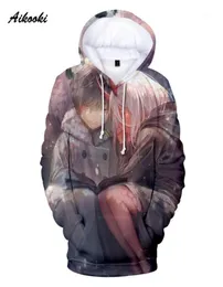 Aikooki Darling'de franxx 3D baskı kapüşonlu Men039s Kadın039s Hooded Sweatshirt Nötr Sokak Giysileri Popüler Anime 3D H4996813
