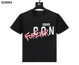 23SS Men Tshirt Streetwear D2 DSQ ICON GG Men039S TSHIRTS LETTERVÄNDIGT Högkvalitativ shorts toppar män kvinnor hiphop t shirt tee2294956