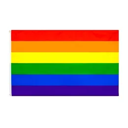 Banner Flags 8 Designs Direct Factory Prossale 3x5fts 90x150cm Philadelphia Phily Straight Ally Progress LGBT Rainbow Gay Pride Flag Dhkuy