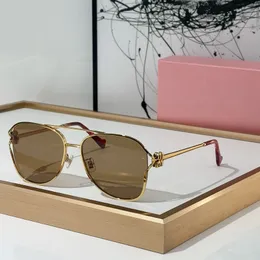 Tasarımcı Güneş Gözlüğü Bayanlar Güneş Gözlüğü Lüks Gözlük Avrupa Amerikan Amerikan zarafeti Debutante Stil İyi Malzeme Metal Çerçeve Açık Mekan Goggles Frauen Son Son