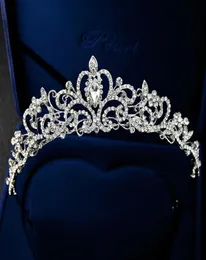 Europa och USA Highend Bridal Tiara Crown Princess Tiara Alloy Rhinestone Wedding Dress Crown Whole5929861