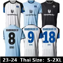 S-2XL 23 24 Hamburg SV Football Jersey Vagnoman Onana Leibold Reis Dudziak 23 2024 HSV Men's Children's Set Football Shirt Uniform888