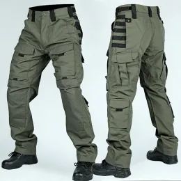 Pants Men Tactical Pants Military Runner Multi Pocket Police Cargo Pants Male Special Combat Army Fans Wear Resistant Outdoor Training