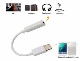 USB -adaptrar skriver till 35 mm O -högtalare Kvinnlig hörlurmikrofonhuvudsystem Jack Covertor -kabel för Xiaomi 6 Huawei P9 Leeco PR3544515
