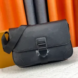 Borsa a tracolla alla moda Borsa a tracolla da uomo dal design classico Borsa a tracolla per il tempo libero all'aperto da 35 cm con dimensioni di serie