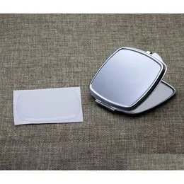 소형 거울 Sier Sier Compact Mirror Blank Bludifying Pocket과 에폭시 스티커 6818524 ​​DROP DEVELLE HEALDE 뷰티 메이크업 DHLKA.