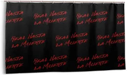 GVV Bathroom Decor Shower Curtain Anuel AAReal Hasta La Muerte Durable Fabric Bath Curtain Waterproo66x72 in168cmX183cm5575247