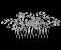 2019 Prawdziwe timelimited Hair Combs okrągły feis cała moda kryształowy liść i kwiat panny młodej dekoracja włosów Pins Wedding Accessor4492686