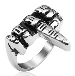 Cool Mens Hand Ring 316L Stainless Steel Rings Luxury Jewelry For Men Father Brother Party4695657