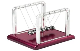 New Design Newtons Cradle Fun Steel Balance Balls Physics Science Pendulum Desk DIY Decoration Accessory 8cm x 75cm x 9cm b5004241031