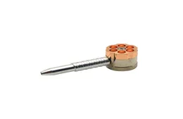 Metal Pipe Grinder 2in1 Bullet Clip Grinder Crossborder zinc alloy Cigarette Crusher Pipes DHL RRD70347986739