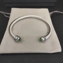 Klassischer Armreif für Herren aus vergoldetem Silber, Luxus-Armband, trendiger, gedrehter Draht, offene Vintage-Armbänder für Damen, großes Handgelenk, Urlaubsgeschenke, hochglanzpoliert zh155 E4