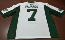 custom Men Saskatchewan Roughrider Cody FAJARDO 7 Full embroidery College Jersey or any name or number jersey9643692