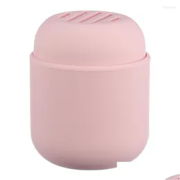 Caixas de armazenamento Caixas Esponja Titular Maquiagem Caso Cosméticos Secagem Containersponges Blender Box Sile Beauty Holders Drop Delivery Home Gard OTJ2O