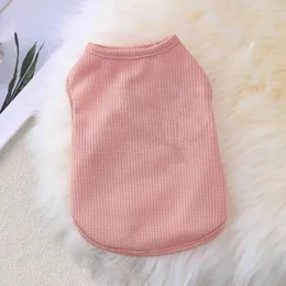 Vestuário de cachorro confortável roupas para animais de estimação elegante colete moletom para primavera verão gato camiseta moda roupas de cachorro